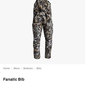 Sitka Fanatic Bibs XL
